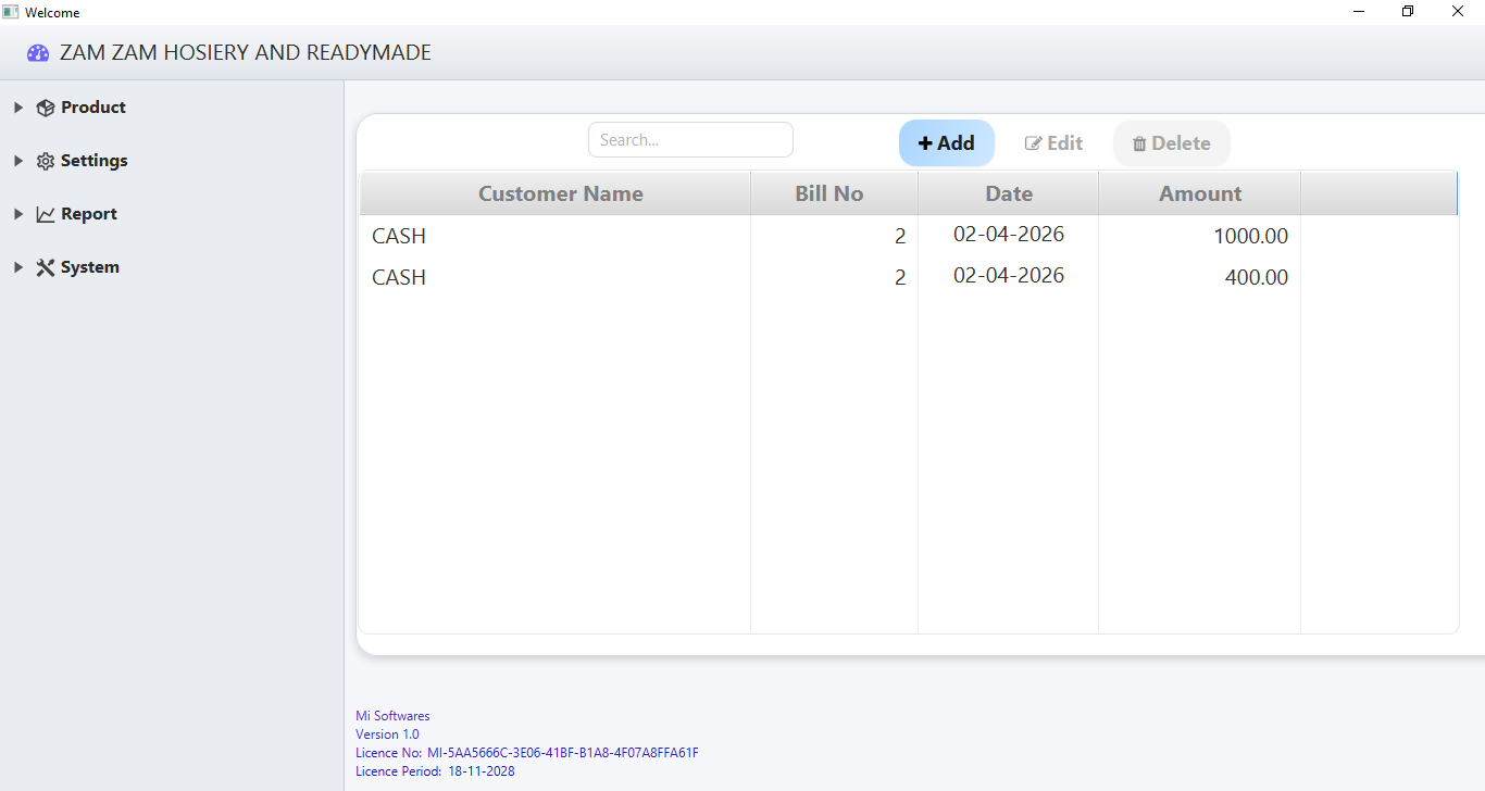 Retail Easy Dashboard
